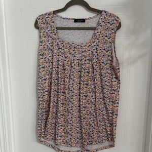 Caparros Multicolor Floral Sleeveless Top